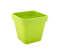 greemotion Pot de Fleurs Bea, Cache-Pot Carré en Plastique, Jardinière pour Plantes Extérieures Intérieures, env. 35 x 35 cm, Hauteur env. 31,3 cm, Vert Clair