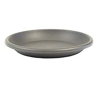 greemotion Soucoupe pour pot de fleur rond couleur anthracite Ø39 cm - Dessous de pot de fleurs en plastique - Sous-pot pour plantes - Plateau pour pot de fleurs rond