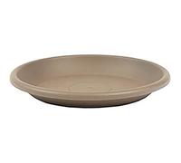 greemotion Soucoupe pour pot de fleur rond couleur taupe Ø29 cm - Dessous de pot de fleurs en plastique - Sous-pot pour plantes - Plateau pour pot de fleurs rond