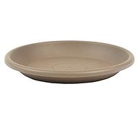 greemotion Soucoupe pour pot de fleur rond couleur taupe Ø44 cm - Dessous de pot de fleurs en plastique - Sous-pot pour plantes - Plateau pour pot de fleurs rond
