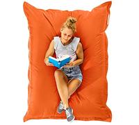 Green Bean© Pouf XXL 140x180cm 380L Enfants&Adultes Bean Bag Remplissage de Perles EPS Pouf Géant Grand Extérieur Outdoor Coussin Repos Siège Sol Lavable Résistant aux Intempéries Lounge