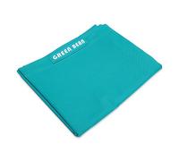 Green Bean Square Housse de pouf géant XL 120 x 160 cm - Housse en PVC - Pour l'intérieur et l'extérieur - Housse de pouf sans rembourrage - Housse de pouf Lounge Chair - Lavable - Turquoise