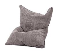 Green Bean© XXL Pouf en Velours Côtelé 370 litres Remplissage de Perles EPS - Doux Moelleux Robuste & Tissu Lavable Coussin de Sol Coussin de Repos Coussin de Siège