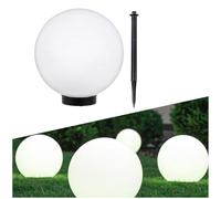 Lampe solaire à boule lumineuse Lampe solaire de jardin Capteur crépusculaire Blanc