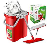 Green Blue GB850 MaxiCleanSet + 2X vadrouille Plate vadrouille et Seau 2 en 1 vadrouille (GB850+2xGB851)