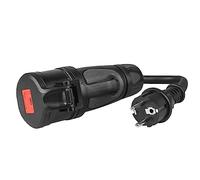 Green Cell Adaptateur CEE 16A 5P 400V vers Schuko 230V 40cm IP44, Noir