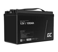 green cell agm vrla 12v 100ah maintenance-free batterie pour camper, photovoltaics, solar panels, boats