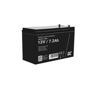 GreenCell Batterie plomb AGM05 12 V 7,2 Ah – plomb-gel, 151×95×65 mm, cosses plates 6,35 mm