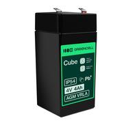 Green Cell AGM VRLA 4V 4Ah maintenance-free battery for the alarm system, cash register, toys