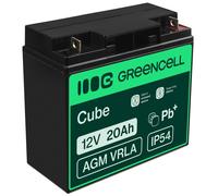 Green Cell AGM10 - Batterie - Noir