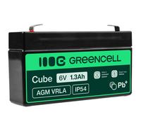 Green Cell AGM13 Batterie de l'onduleur Sealed Lead Acid (VRLA) 6 V 1,3 Ah