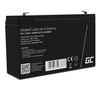 Green Cell Green Cell - Alarmsystem-Batterie - Bleisäure AGM40 Batterie au plomb 6 V 15 Ah plomb (AGM) (l x H x P) 151 x 100 x 94 mm cosses plates 6,35 mm