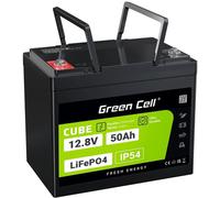 Green Cell CUBE LiFePO4 Spezial-Akku LiFePo-Block Schraubkontakt Li-Ion 12.8 V 50 (GC-LFPGC12V50AH)