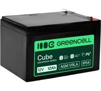 Green Cell GC-AGM12V12AH-H Batterie au plomb plomb (AGM) 12 Ah 12 V 1 pc(s)