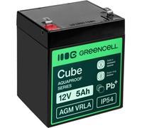 Green Cell GC-AGM12V5AH-J Batterie au plomb plomb (AGM) 5 Ah 12 V 1 pc(s)