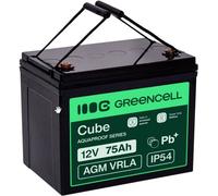 Green Cell GC-AGM12V75AH-J Batterie au plomb plomb (AGM) 75 Ah 12 V 1 pc(s)