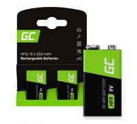 Green Cell GR18 Piles rechargeables 2x 9V HF9 Ni-MH 250mAh