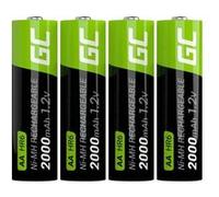 GreenCell Batterie HR6/AA NiMH 2000 mAh 1.2 V Rechargeable - Lot de 4