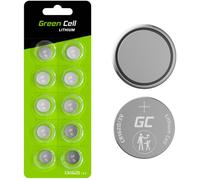 Green Cell Pile bouton CR 1620 3 V 10 pc(s) 70 mAh lithium CR1620