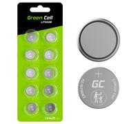 Green Cell Pile bouton CR 1620 3 V 10 pc(s) 70 mAh lithium CR1620