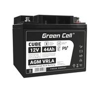 Green Cell Pro Rechargeable Batterie AGM 12V 44Ah accumulateur au Gel Plomb Cycles sans Entretien VRLA Battery étanche Résistantes, Jouets, Installations d'alarme, Véhicules pour Enfants