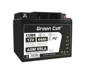 Green Cell Pro Rechargeable Batterie AGM 12V 44Ah accumulateur au Gel Plomb Cycles sans Entretien VRLA Battery étanche Résistantes, Jouets, Installations d'alarme, Véhicules pour Enfants