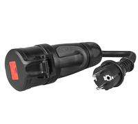Green Cell Red CEE 16A 400V 5P to 230V Schuko socket adapter