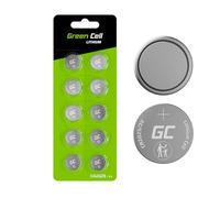 GreenCell Pile bouton CR2025 3 V Lithium 160 mAh Haute capacité – Lot de 10