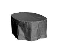 GREEN CLUB Housse de Protection Table Ovale de Jardin Haute qualité Polyester L 250 x l 110 x h 70 cm Couleur Anthracite