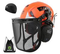 GREEN DEVIL VOLTEK Forest AIR Casque de protection forestier ABS pour postes de travail de haut niveau Certification EN12492 Conforme à la norme EN397 Absorption des chocs et résistance à la