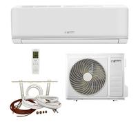 Green Electric Plus Climatiseur Mono Split 12000 Btu Wifi avec Kit d'Installation 5 Mètres, Unité Intérieure et Unité Extérieure, Efficacité Énergétique 3,5 kW, R32