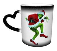 Green Hair Monster-Dr. Seuss' The Grinch Funny Mugs Birthdays Gift Color Changing Coffee Mug[484]