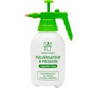 Green Haven Pulvérisateur à Pompe de 2 litres - Pulvérisateur à Pompe avec Sangle de Transport réglable - Pulvérisateur Haute Pression pour désherbant, pesticides, fongicides et Nettoyage
