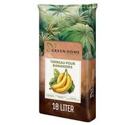 Green Home Terre pour Bananier 18L - Substrat Premium pour Bananier & Plantes Tropicales | Terreau Riche en Nutriments avec Engrais à Libération Lente | Perlite, Fibre de Coco & Humus, pH 5,8