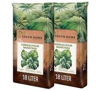 Green Home Terreau Aroid 36L - Substrat spécial Monstera, Philodendron & Plantes Tropicales - Terreau avec Perlite pour Un Drainage Optimal