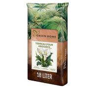 Green Home Terreau Aroides 18L - Substrat pour Monstera, Philodendron & Plantes Tropicales - avec Perlite pour Un Drainage Optimal - pour bonsaïs, Palmiers & orchidées