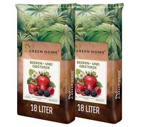 Green Home Terreau Fruits Rouges 36L Bio avec Engrais Longue durée pour fraisiers tomates Potager Balcon carré Potager Jardin Pots bacs Croissance vigoureuse récolte abondante
