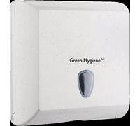 Green Hygiene® Distributeur de serviettes en papier HOCHSTAPLER blanc chiné Plastique