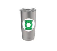 Green Lantern Green Lantern Logo Gobelet isotherme en acier inoxydable double paroi