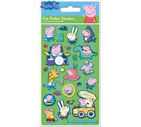 Green Peppa Pig & George Pig Stickers en aluminium
