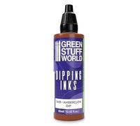 Green Stuff World Peinture à tremper 60 ml pour modélisme à contraste élevé - Amberglow