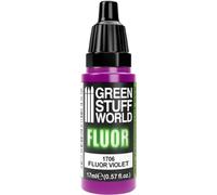 Green Stuff World Peinture acrylique fluorescente violet 1706 pour modèles et miniatures
