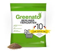 Greenato Berliner Tiergarten Gazon a Semer 1kg Gazon d'ornement ≤40m² | Graines de Gazon Pousse Rapide Pelouse a Semer, Semences de Gazon, Graines de Gazon Regarnissage, Graines D'herbe, Grass