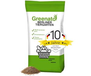 Greenato Berliner Tiergarten Gazon a Semer 25kg Gazon d'ornement ≤1000m² | Graines de Gazon Pousse Rapide Pelouse a Semer, Semences de Gazon, Graines de Gazon Regarnissage, Graines D'herbe, Grass
