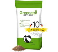 Greenato Dryland Gazon a Semer 15kg Gazon Resistant a la Sécheresse ≤600m² | Graines de Gazon, Pelouse a Semer, Graines d'herbe Rapide et Resistante, Gazon Terrain Sec, De Nombreuses Variantes, Grass