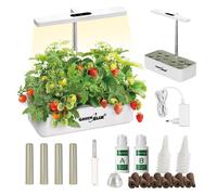 Pot de fleurs pour 12 plantes 4L LEDs GreenBlue Système intelligent de culture de plantes d'intérieur SMART Pot de plantes Pot GB133
