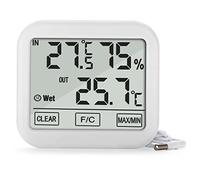 Station météo avec sonde extérieure de 1,5m, longueur de câble 1,5m, batterie 2xAA, GB381