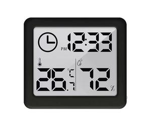 GreenBlue GB384B Thermomètre/hygromètre avec fonction horloge blanc digital