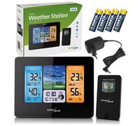 GreenBlue GB526 Station météo sans fil avec capteur externe et DCF