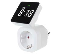 GreenBlue GB610 F - Prise programmable digitale Schuko 16A/3680W, 8 programmes, écran LCD rotatif